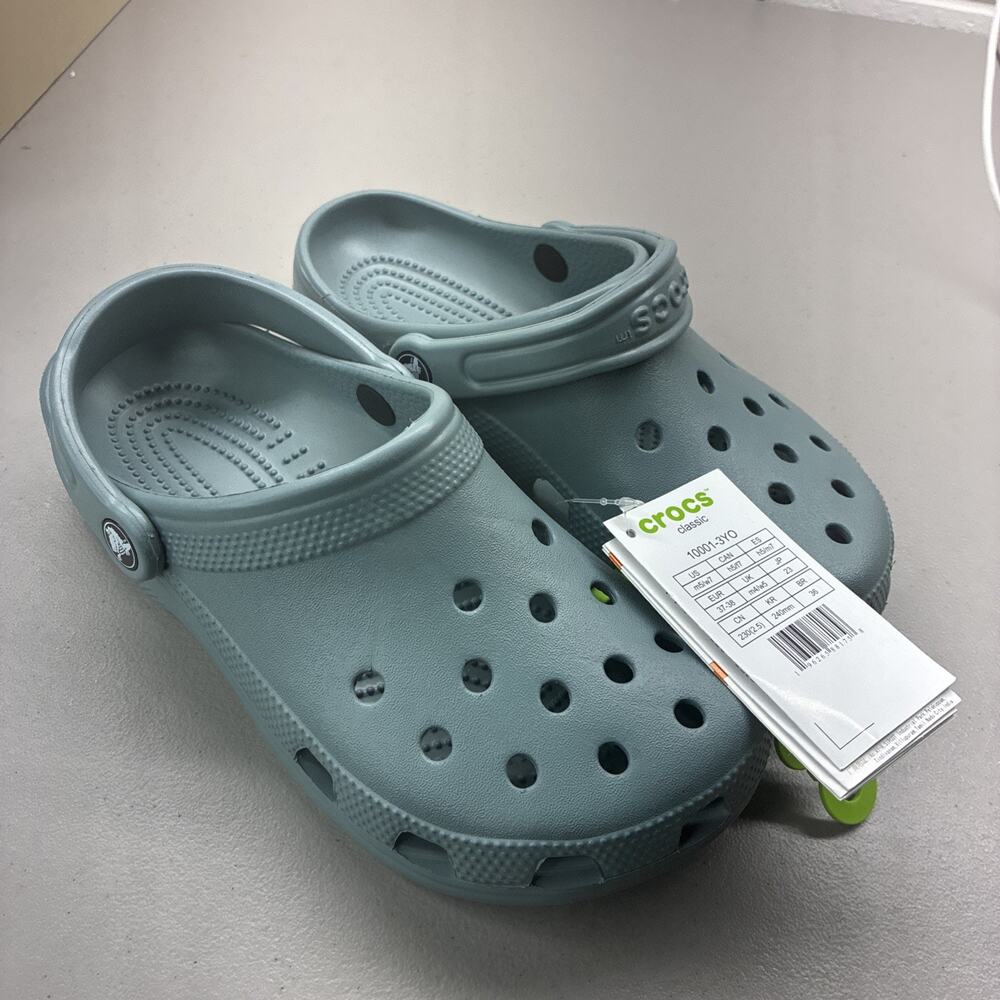 Crocs Classic Clog Pond Dusty Lilac Purple Men 5 Or Wmn 7 Casual Shoes 10001-3YO